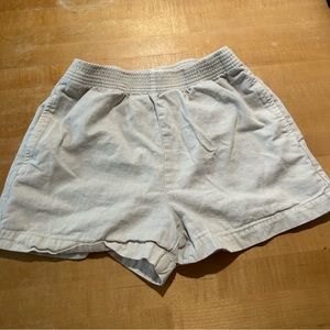 Aritzia/Wilfred Free Linen High waisted shorts